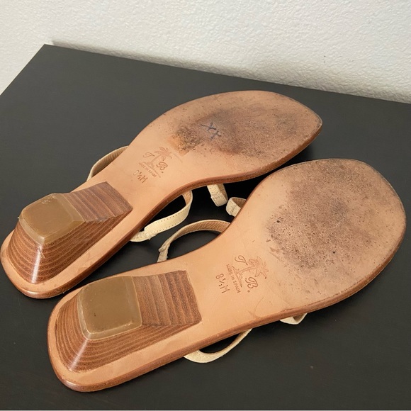 Tommy Bahama Suede Leather Flip Flop Sandals Made in Spain - Picture 10 of 12